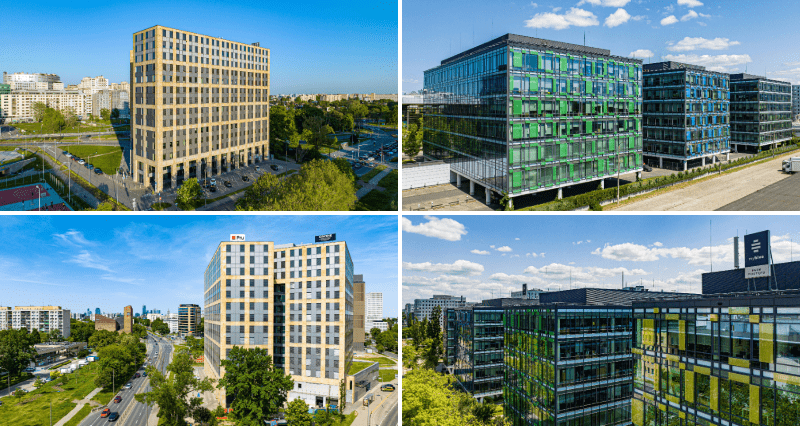Na zdjęciu (od lewej): myhive IO-1, myhive Park Postępu. Copyright: CPI Property Group